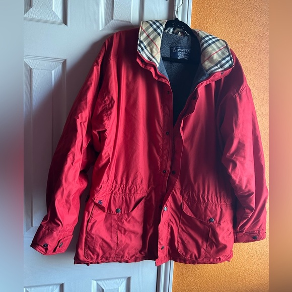 Burberry red men’s jacket size L - Picture 5 of 9